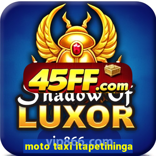 moto taxi itapetininga